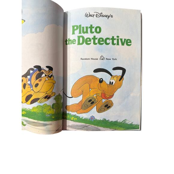 Walt Disney's Pluto the Detective Wonderful World of Reading Hardcover Book - Picture 4 of 11
